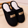 Women's Soft Sole Comfy House Slippers Lightweight Warm Plush Winter Slippers for Women Indoor Non Slip Corduroy Slip On Shoes